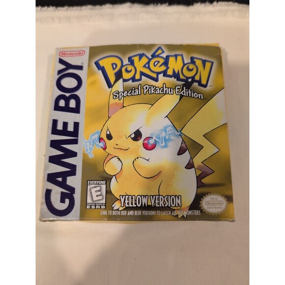 Pokémon Yellow Version: Special Pikachu Edition Authentic Box + Inserts Original - Picture 2 of 6